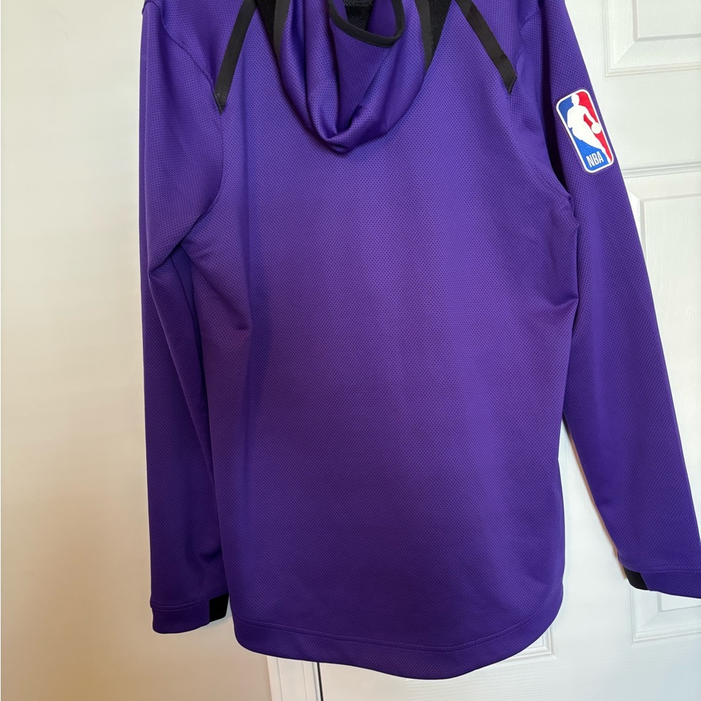 Nike, Los Angeles LA Lakers Showtime Dri-Fit Purple Hoodie Jacket Men L-T - Picture 6 of 6